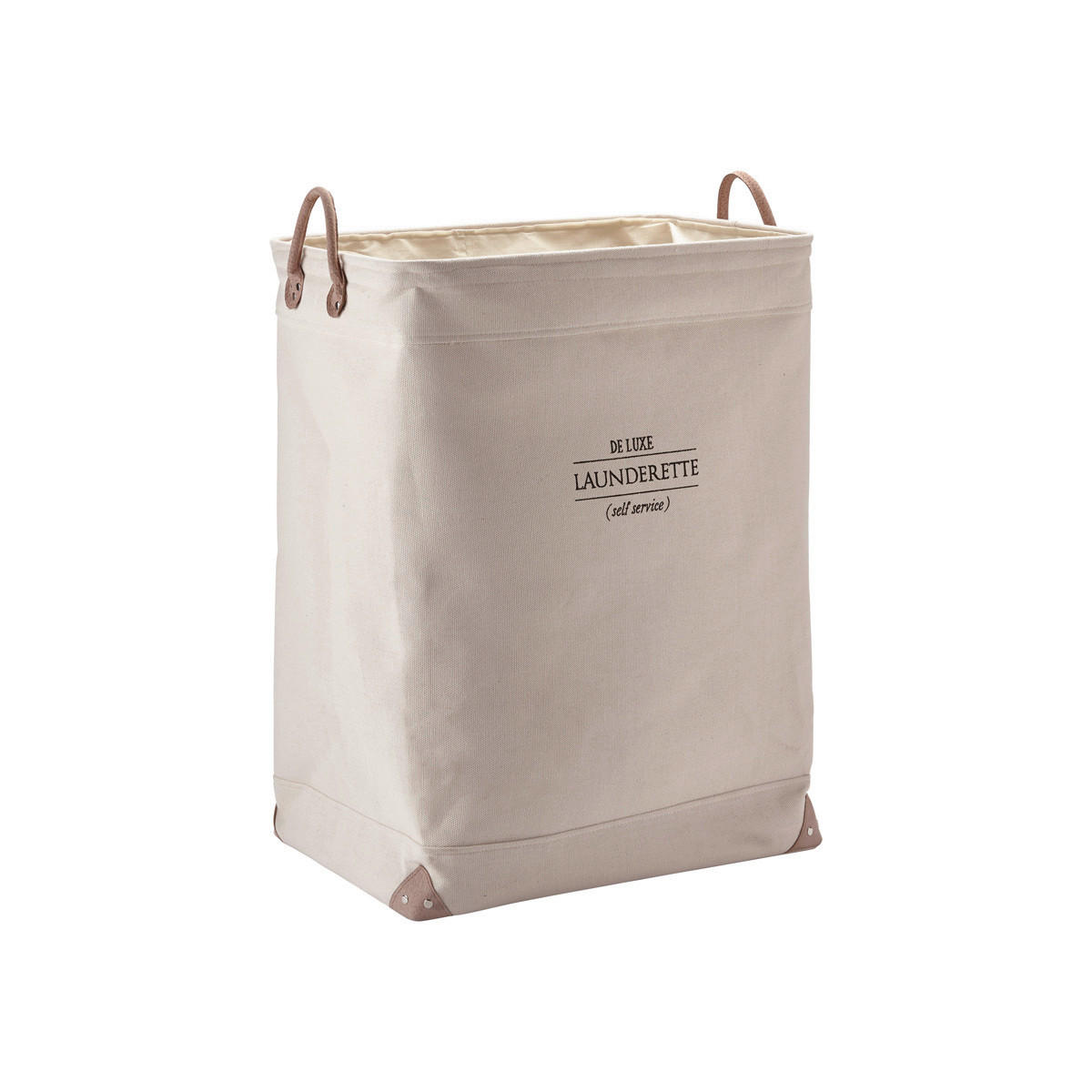 WÄSCHEKORB - Beige, Basics, Textil (50/35/65cm) - Aquanova
