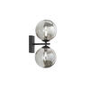 WANDLEUCHTE Luce Ambiente e Design 16,5/15/34 cm   - Schwarz, KONVENTIONELL, Glas/Metall (16,5/15/34cm)