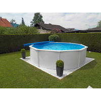 POOL 460/120 cm  - Weiß, MODERN, Metall (460/120cm)