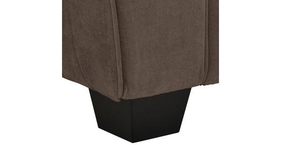 SESSEL in Chenille Braun  - Schwarz/Braun, KONVENTIONELL, Kunststoff/Textil (106/88/86cm) - Carryhome