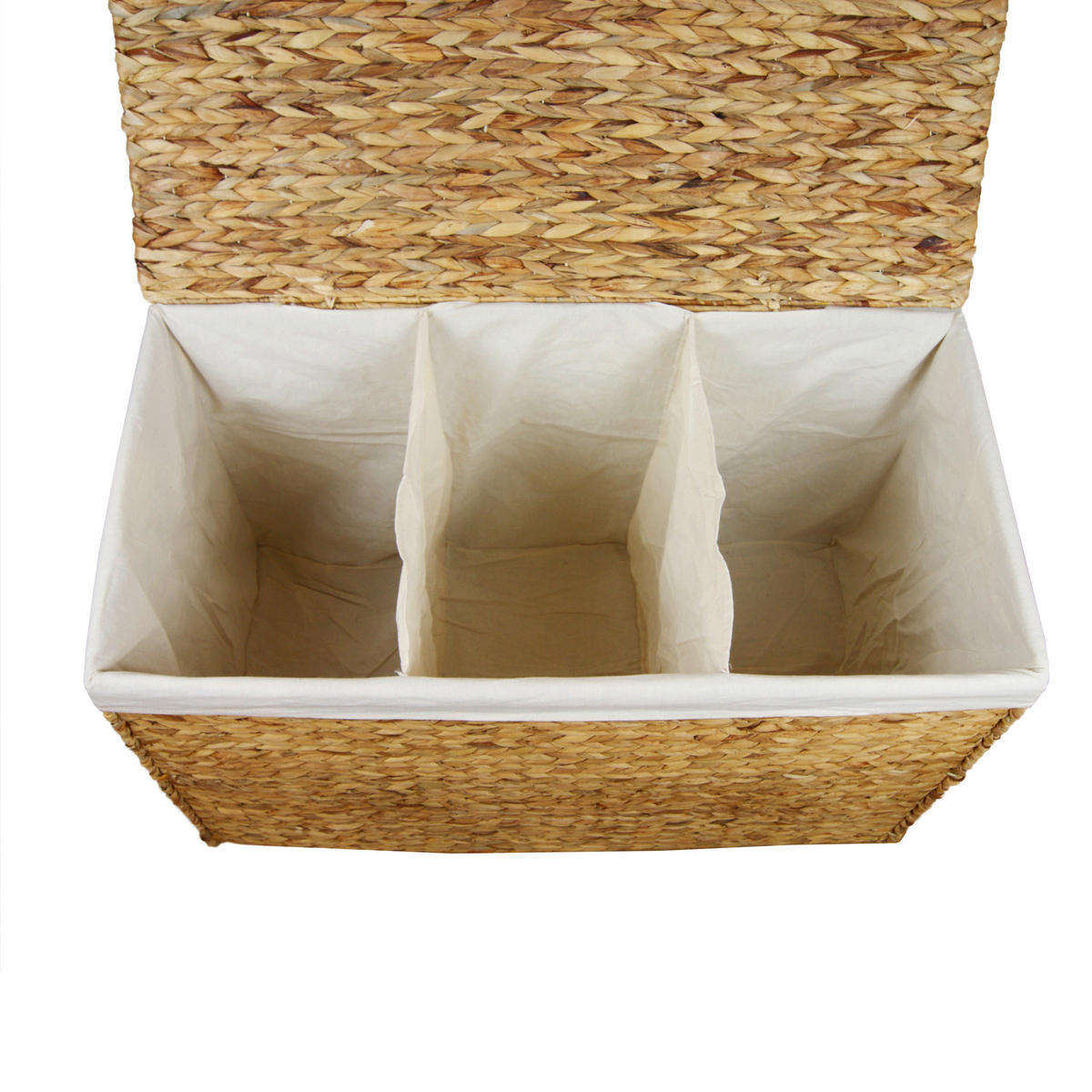 WÄSCHESAMMLER - Braun, Basics, Holz (79/40/50cm)