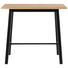 BARTISCH in Holz, Metall 117/58/105 cm - Eichefarben/Schwarz, Design, Holz/Metall (117/58/105cm) - Lomoco BARTISCH in Holz, Metall 117/58/105 cm - Eichefarben/Schwarz, Design, Holz/Metall (117/58/105cm) - Lomoco