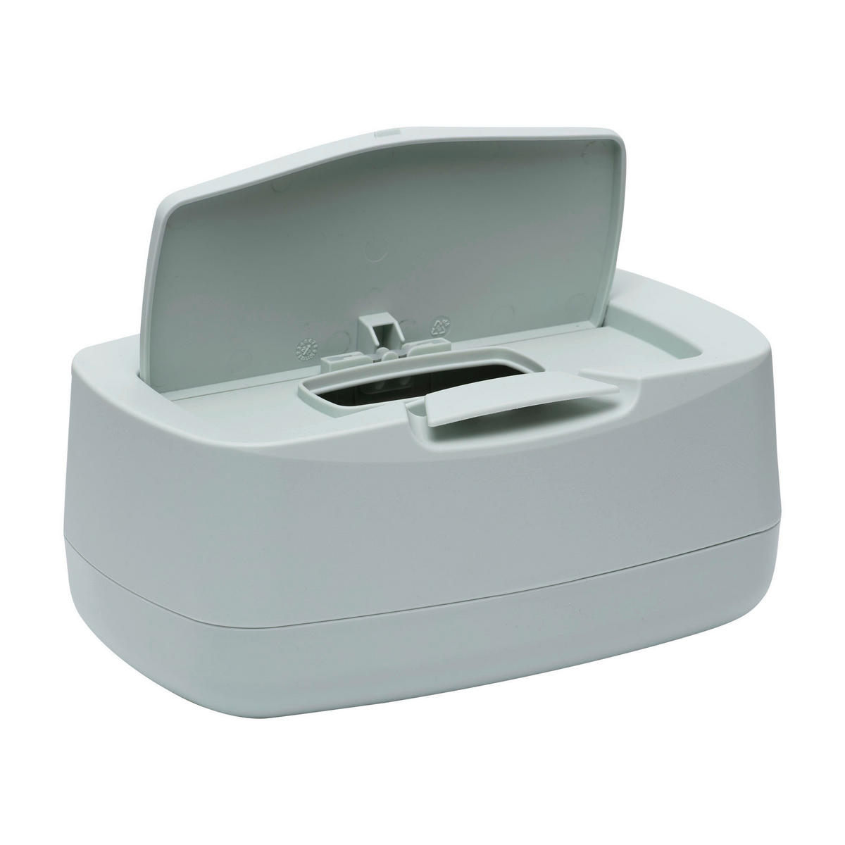 FEUCHTTÜCHER-BOX sky green  - Grün, Basics, Kunststoff (21/13/9cm) - Bebe Jou