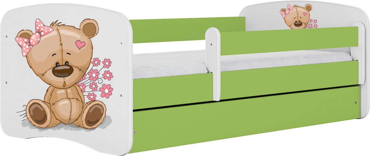 KINDER-/JUNIORBETT - Birkefarben/Weiß, MODERN, Holz/Holzwerkstoff (80/160cm) - MID.YOU