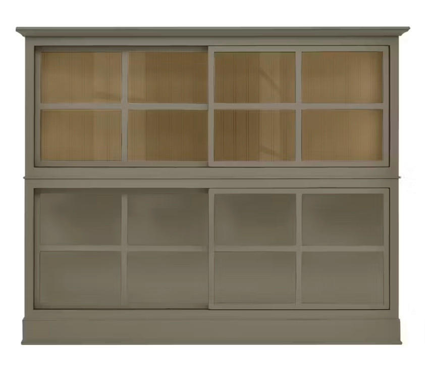 SIDEBOARD UrbanClass  in 190,5/149/49 cm  - Creme/Grau, LIFESTYLE, Glas/Holz (190,5/149/49cm) - Livetastic
