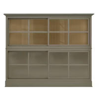 SIDEBOARD UrbanClass  in 190,5/149/49 cm  - Creme/Grau, LIFESTYLE, Glas/Holz (190,5/149/49cm) - Livetastic