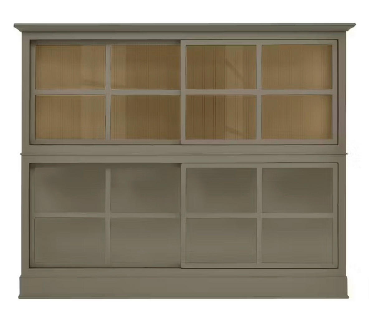 SIDEBOARD UrbanClass  in 190,5/149/49 cm  - Creme/Grau, LIFESTYLE, Glas/Holz (190,5/149/49cm) - Livetastic