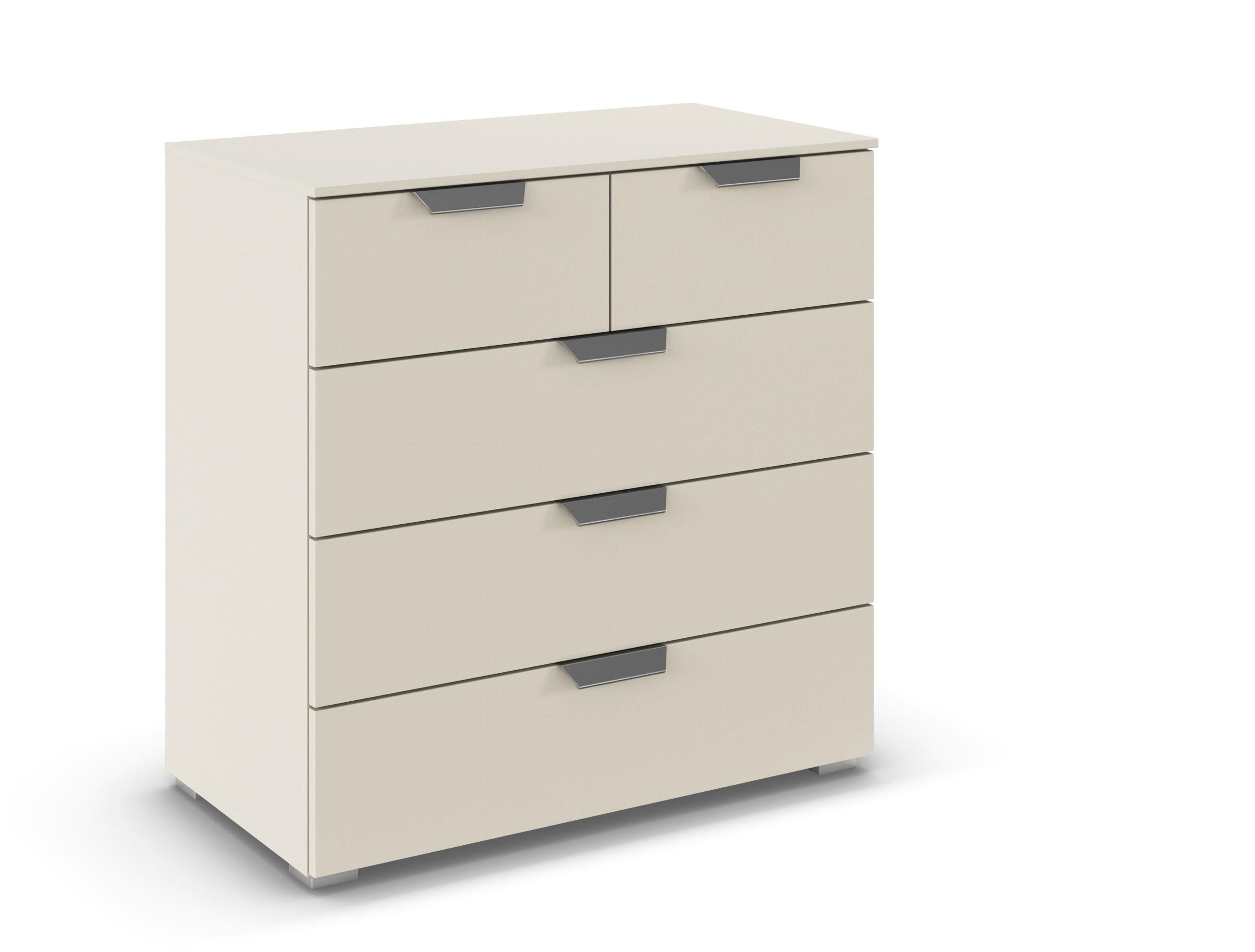 KOMMODE  in 80/81/42 cm  - Chromfarben/Champagner, Design, Holzwerkstoff/Metall (80/81/42cm) - Carryhome