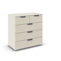 KOMMODE  in 80/81/42 cm  - Chromfarben/Champagner, Design, Holzwerkstoff/Metall (80/81/42cm) - Carryhome