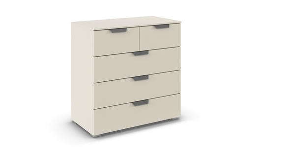 KOMMODE  in 80/81/42 cm  - Chromfarben/Champagner, Design, Holzwerkstoff/Metall (80/81/42cm) - Carryhome