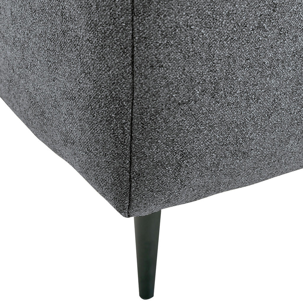 Thumbnail - Carryhome Schlafsofa, Dunkelgrau, Textil, 2-Sitzer, Füllung: Polyetherschaumkern, 197x75x100 cm, Stoffauswahl, Liegefunk...