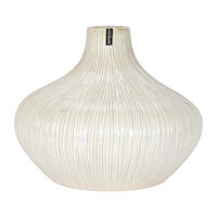 VÁZA, keramika, 25 cm - bílá, Basics, keramika (31/25/31cm)