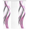 FLÄCHENVORHANG in Grau, Weiß, Pink blickdicht  - Pink/Weiß, Design, Textil (180/260cm)