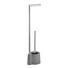 WC-BÜRSTENKOMBINATION Kunststoff - Chromfarben/Grau, KONVENTIONELL, Kunststoff/Metall (13/16/66,5cm) WC-BÜRSTENKOMBINATION Kunststoff - Chromfarben/Grau, KONVENTIONELL, Kunststoff/Metall (13/16/66,5cm)
