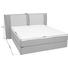 BOXSPRINGBETT 140/200 cm in Grau, Weiß - Alufarben/Weiß, KONVENTIONELL, Kunststoff/Textil (140/200cm) - Bentley BOXSPRINGBETT 140/200 cm in Grau, Weiß - Alufarben/Weiß, KONVENTIONELL, Kunststoff/Textil (140/200cm) - Bentley