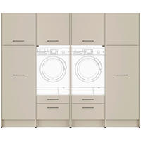 HAUSWIRTSCHAFTSRAUM  in Hellgrau  - Hellgrau, Basics, Holzwerkstoff (249,6cm) - Impuls