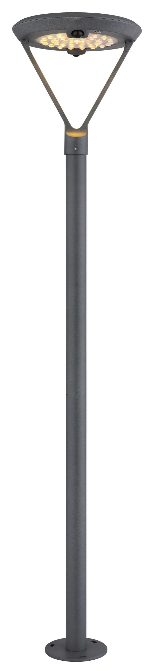 SOLARLEUCHTE  - Klar/Silberfarben, Design, Glas/Kunststoff (31/204,7cm) - Globo