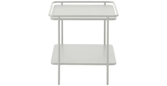 BEISTELLTISCH 45/45/44,3 cm Creme quadratisch - Creme, Basics, Metall (45/45/44,3cm) - Xora