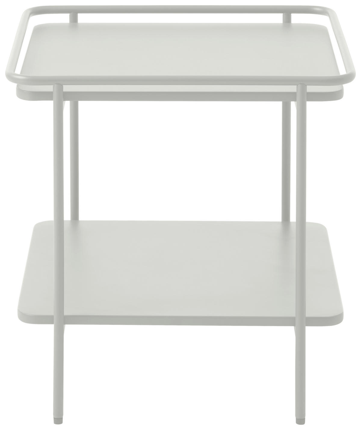 BEISTELLTISCH 45/45/44,3 cm Creme quadratisch  - Creme, Basics, Metall (45/45/44,3cm) - Xora