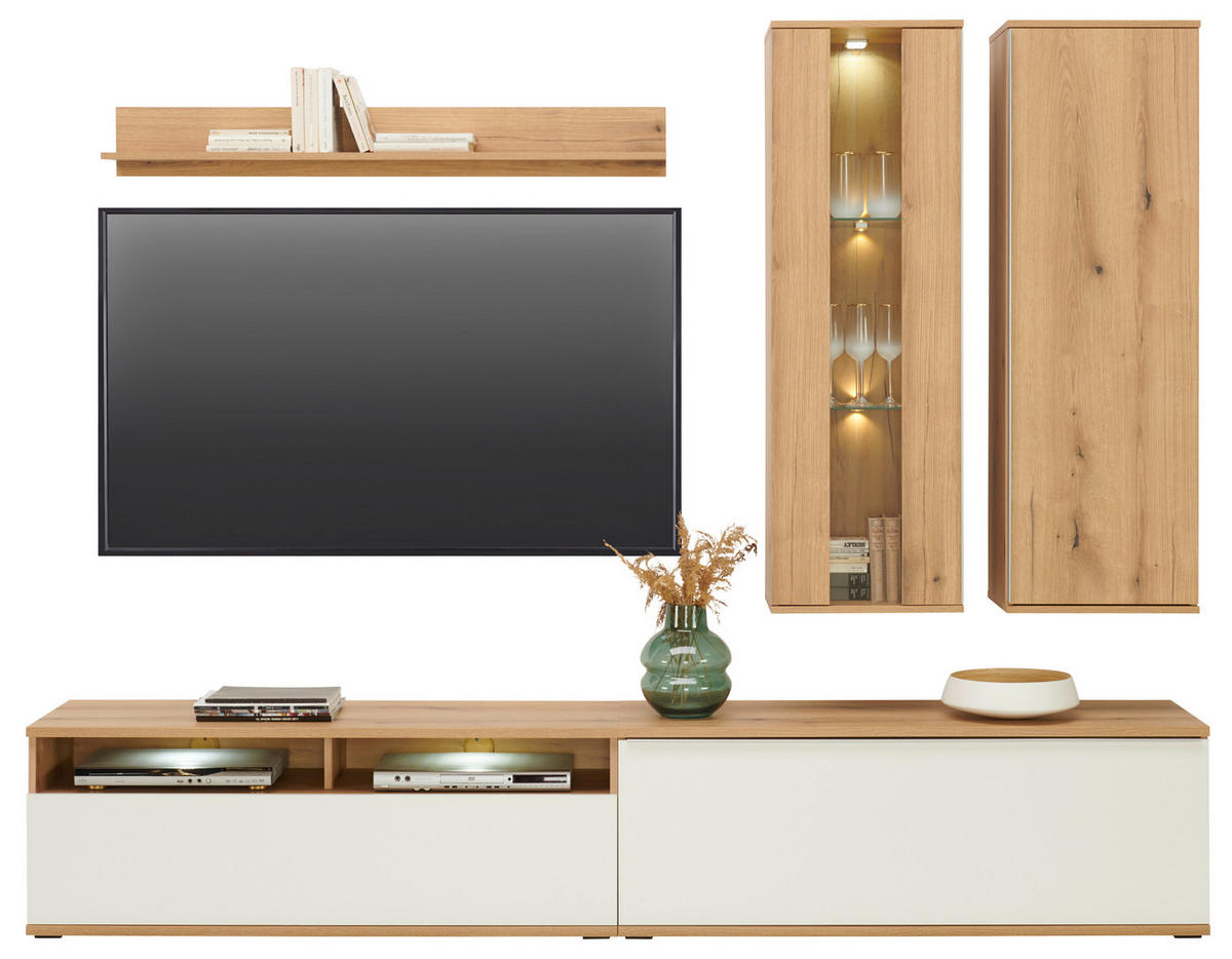 Comodă Tv 127,5/46/40 cm  - Modern, plastic/material pe bază de lemn (127,5/46/40cm) - Modern Living