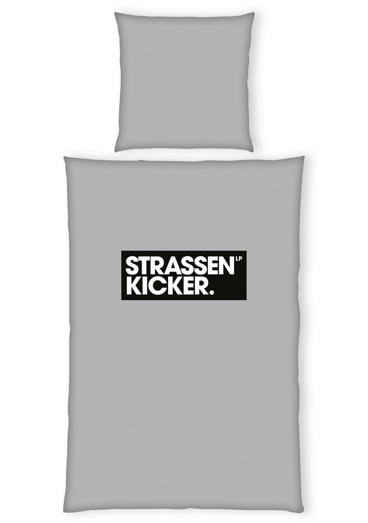 JUGENDBETTWÄSCHE 135/200 cm  - Schwarz/Grau, Trend, Textil (135/200cm) - Herding