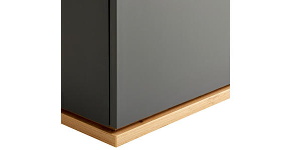 SIDEBOARD 184/93/42 cm  - Schwarz/Graphitfarben, Design, Holzwerkstoff/Kunststoff (184/93/42cm) - Xora