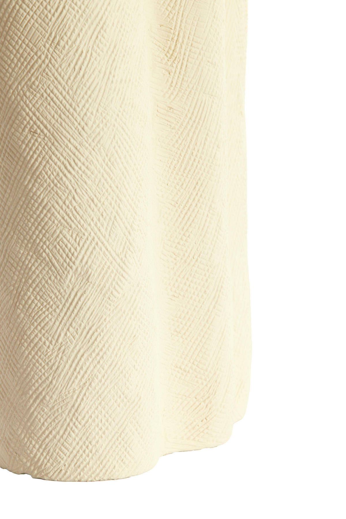 DEKOVASE  - Creme, Basics, Keramik (26/14/40cm) - Light & Living