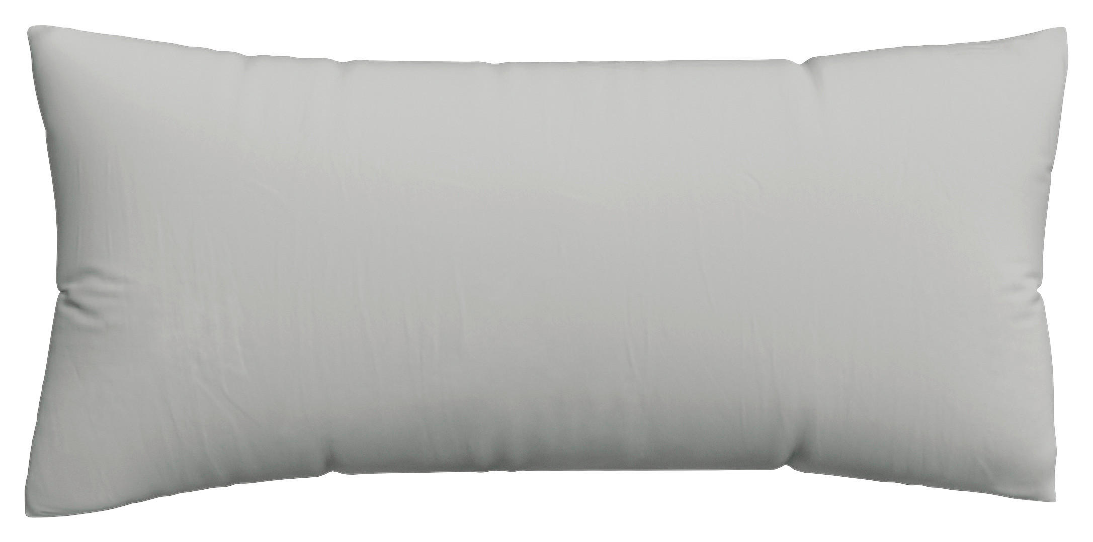 Schlafgut Kopfkissenbezug Woven Satin Hellgrau 40x80 cm
