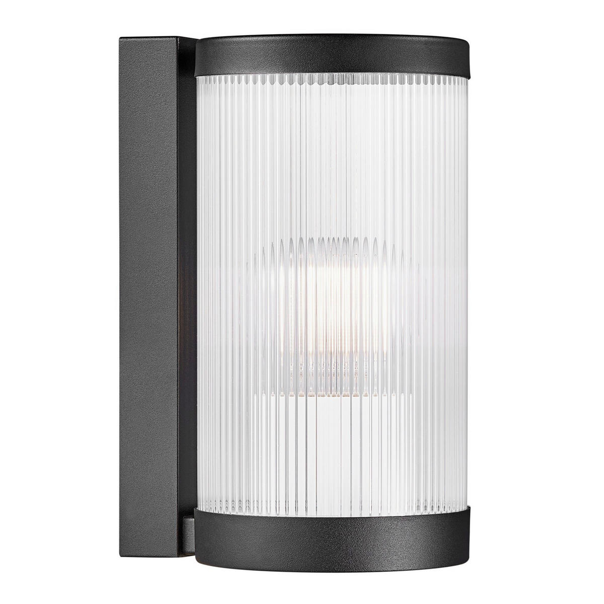 AUßENWANDLEUCHTE 13/16,8/25 cm   - Schwarz, Trend, Kunststoff (13/16,8/25cm) - Nordlux