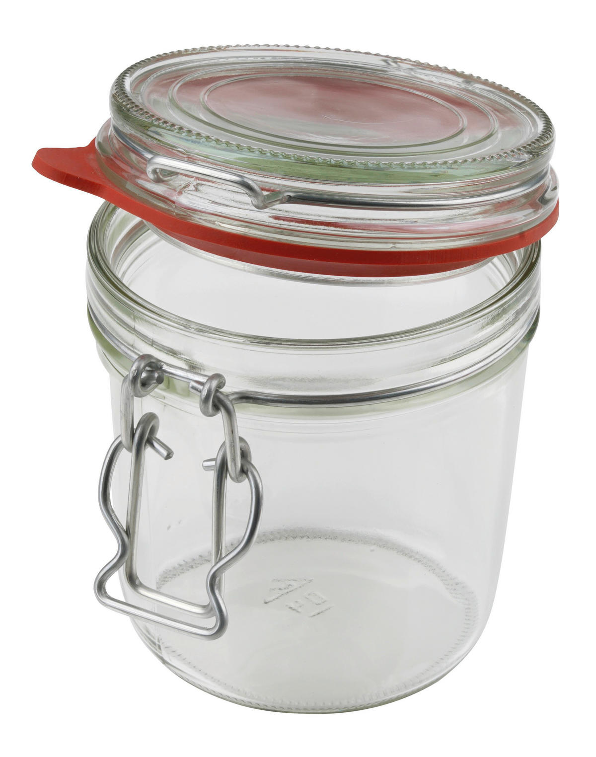 BEFŐTTESÜVEG 530 ml   - áttetsző, Basics, üveg/fém (530ml) - Dr.Oetker