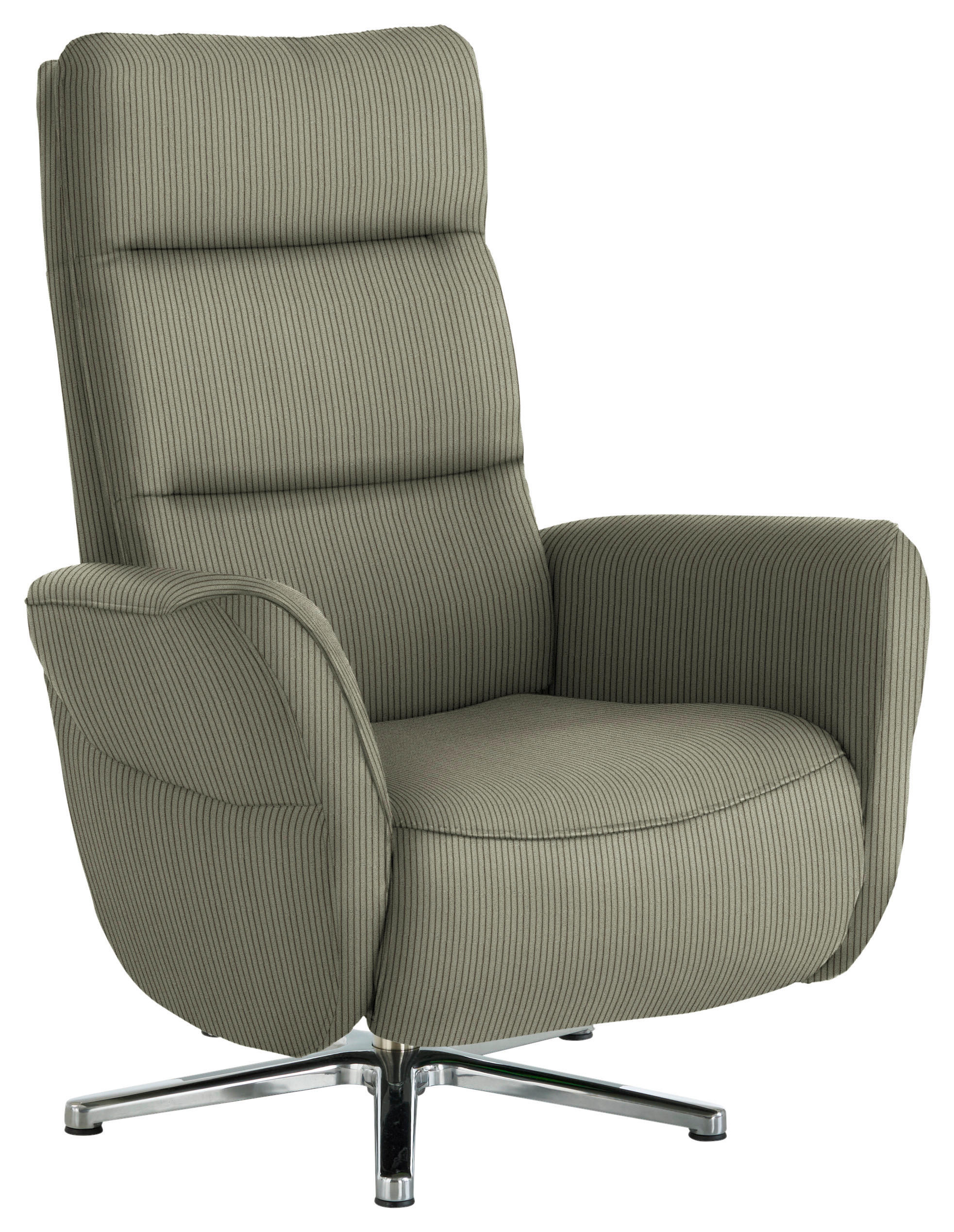 RELAXSESSEL Textil Hellgrün  - Chromfarben/Hellgrün, Design, Textil/Metall (78/113/83cm) - Beldomo Speed