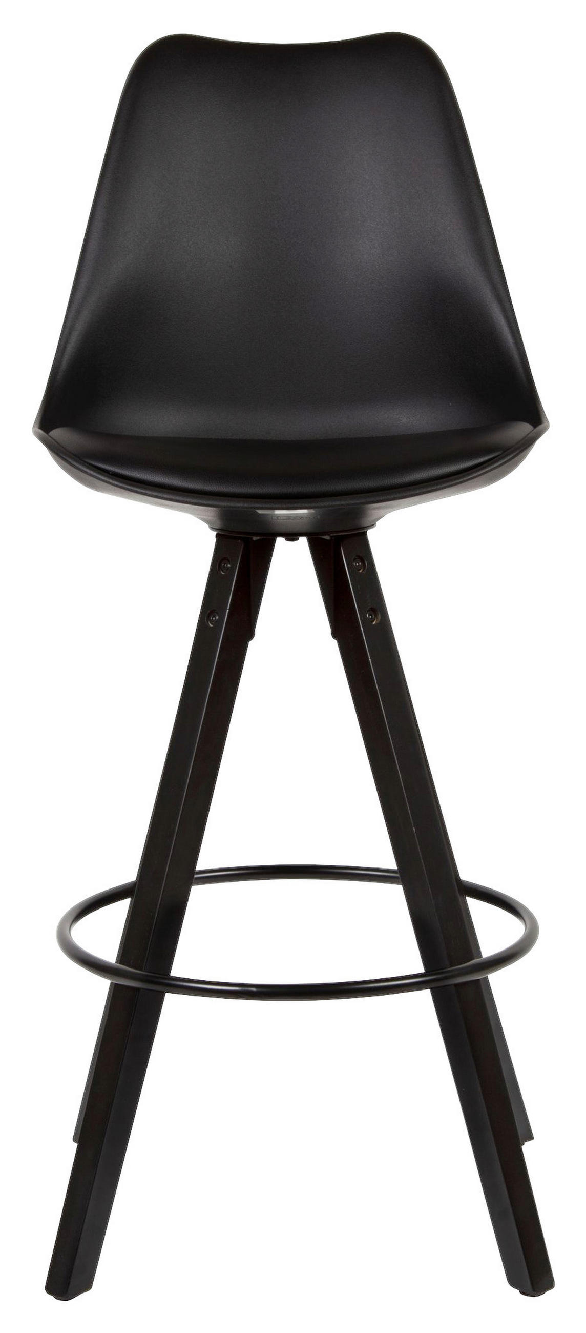 BARHOCKER-SET in Schwarz  - Schwarz, MODERN, Holz/Kunststoff (44/113/39cm) - MID.YOU