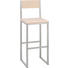 BARHOCKER in Eichefarben, Edelstahlfarben - Edelstahlfarben/Eichefarben, KONVENTIONELL, Holz/Metall (40/118/42cm) BARHOCKER in Eichefarben, Edelstahlfarben - Edelstahlfarben/Eichefarben, KONVENTIONELL, Holz/Metall (40/118/42cm)