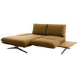 ECKSOFA  in Flachgewebe Currygelb  155/234 cm  - Currygelb/Schwarz, Design, Textil/Metall (155/234cm) - Dieter Knoll