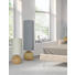 STEHLEUCHTE - Grau, LIFESTYLE, Holz/Textil (36/130/36cm)