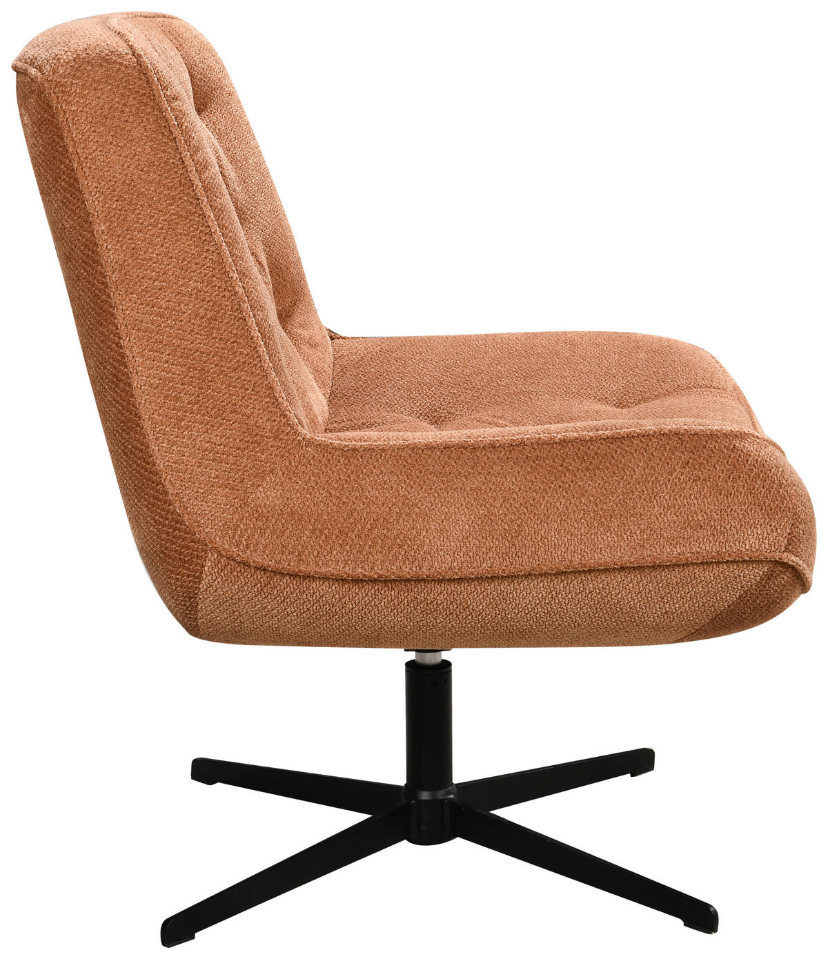 SESSEL in Struktur Rosa  - Schwarz/Rosa, Design, Holz/Textil (71/83/79cm) - Carryhome