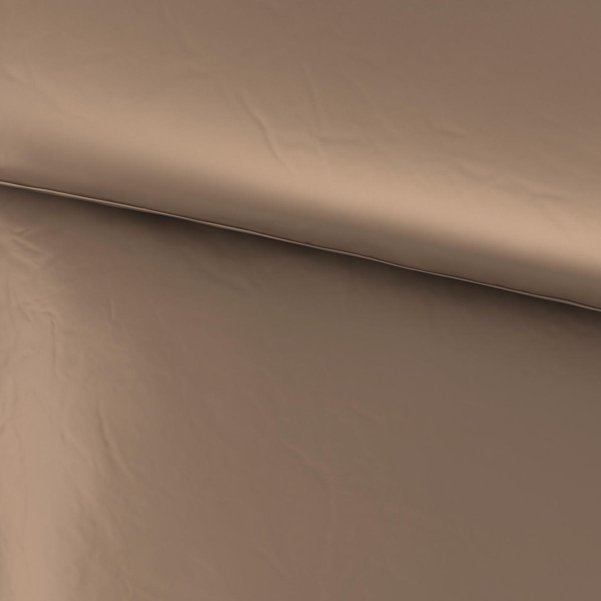 BETTWÄSCHE Satin 135/200 cm  - Beige, Textil (135/200cm) - Novel