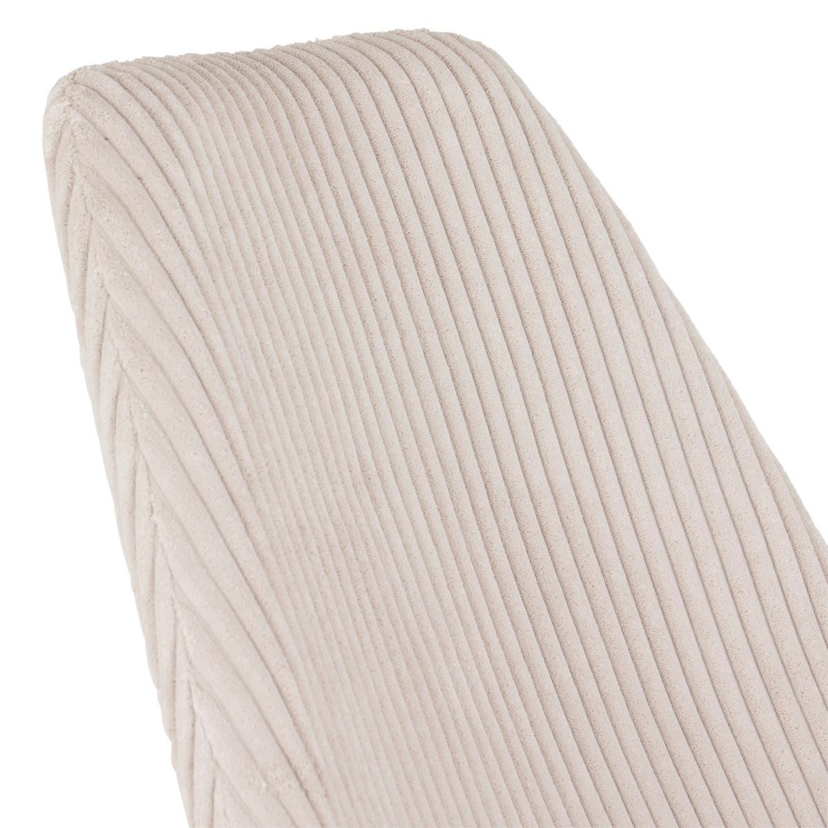 DREHSTUHL  in Cord Creme  - Creme/Schwarz, Modern, Kunststoff/Textil (66/137/68cm) - MID.YOU