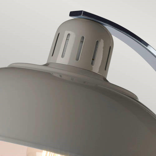 TISCHLEUCHTE - Grau, Konventionell, Metall (30/46/36cm) - Elstead Lighting