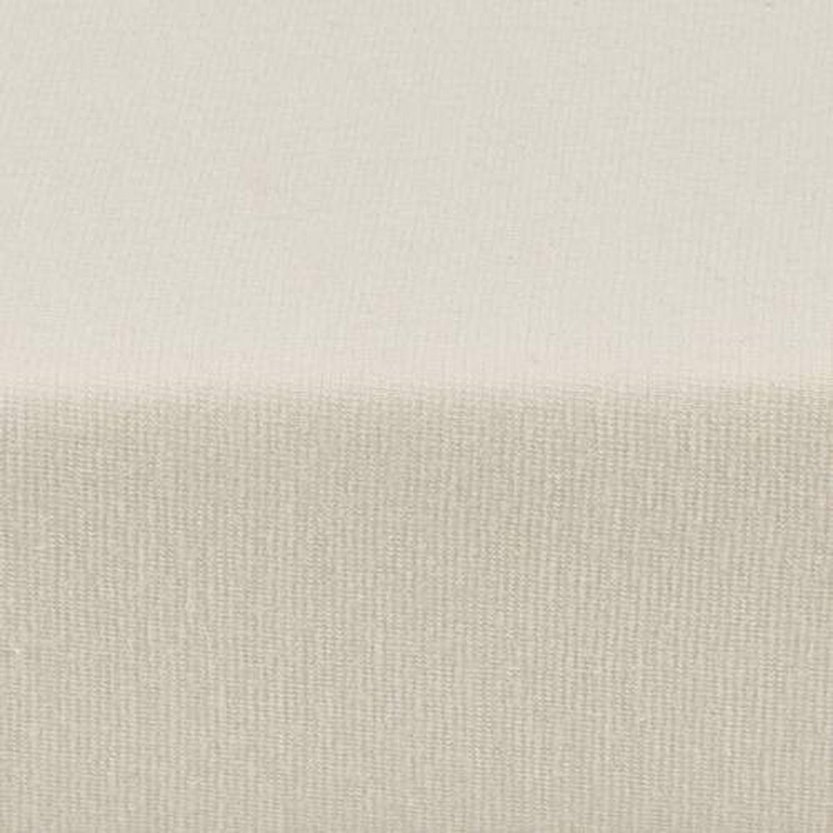 TOPPER-SPANNLEINTUCH 140/220 cm Jersey  - Ecru, KONVENTIONELL, Textil (140/220cm) - Novel