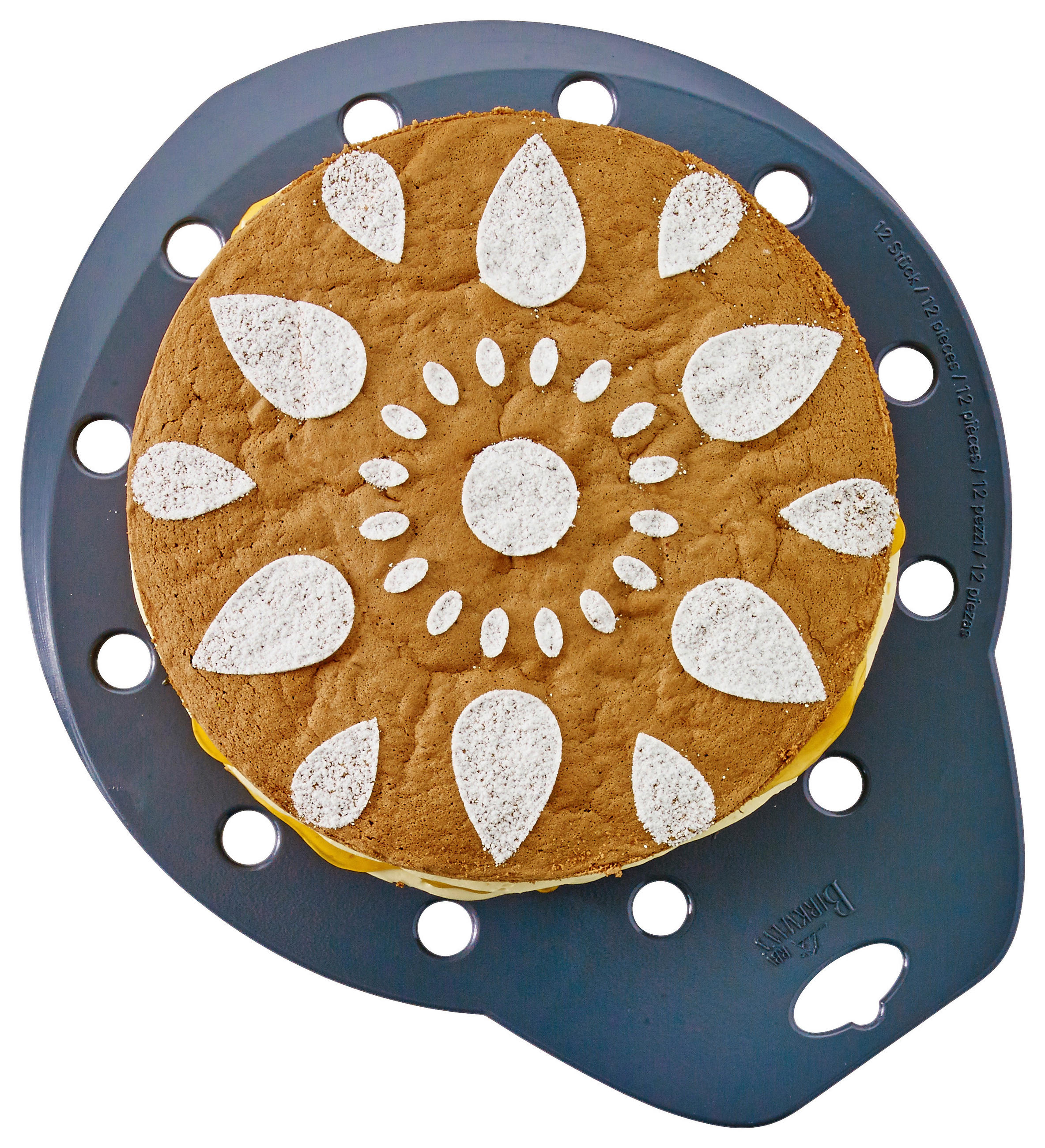 KUCHENSCHABLONE - Dunkelgrau, KONVENTIONELL, Kunststoff (28cm) - Birkmann