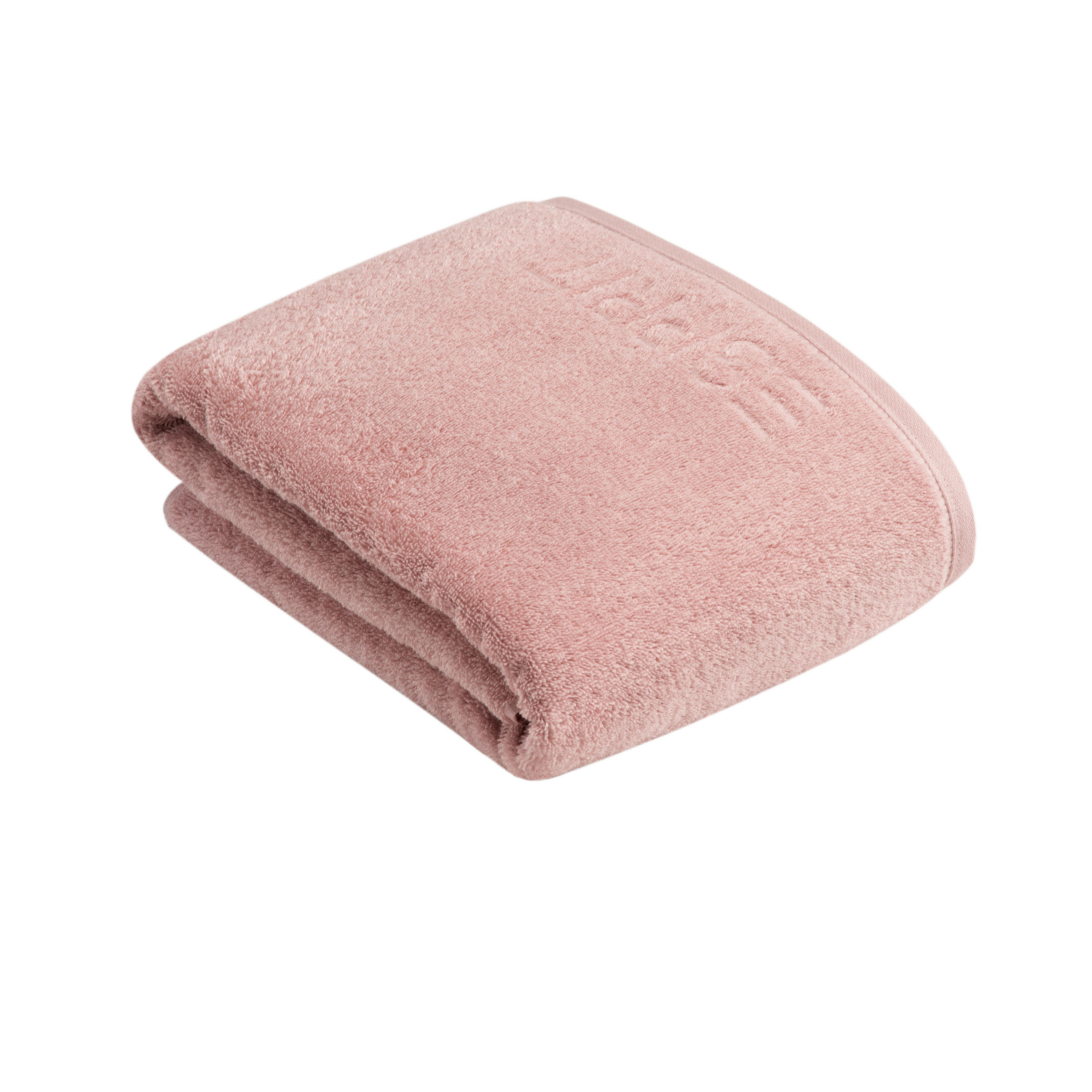 BADETUCH Solid Rosa 150/100 cm  - Rosa, KONVENTIONELL, Textil (150/100cm) - Vossen