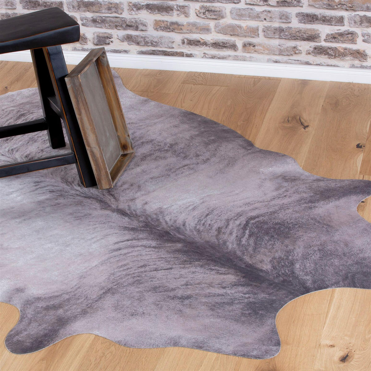 FLACHWEBETEPPICH  Wohnzimmer 155/190 cm Grau rechteckig  - Grau, Basics, Textil (155/190cm) - Kayoom