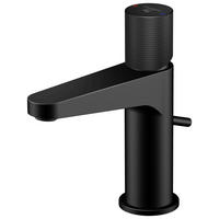 WASCHTISCHARMATUR 4,9/16,5/14,3 cm  - Schwarz, MODERN, Metall (4,9/16,5/14,3cm)