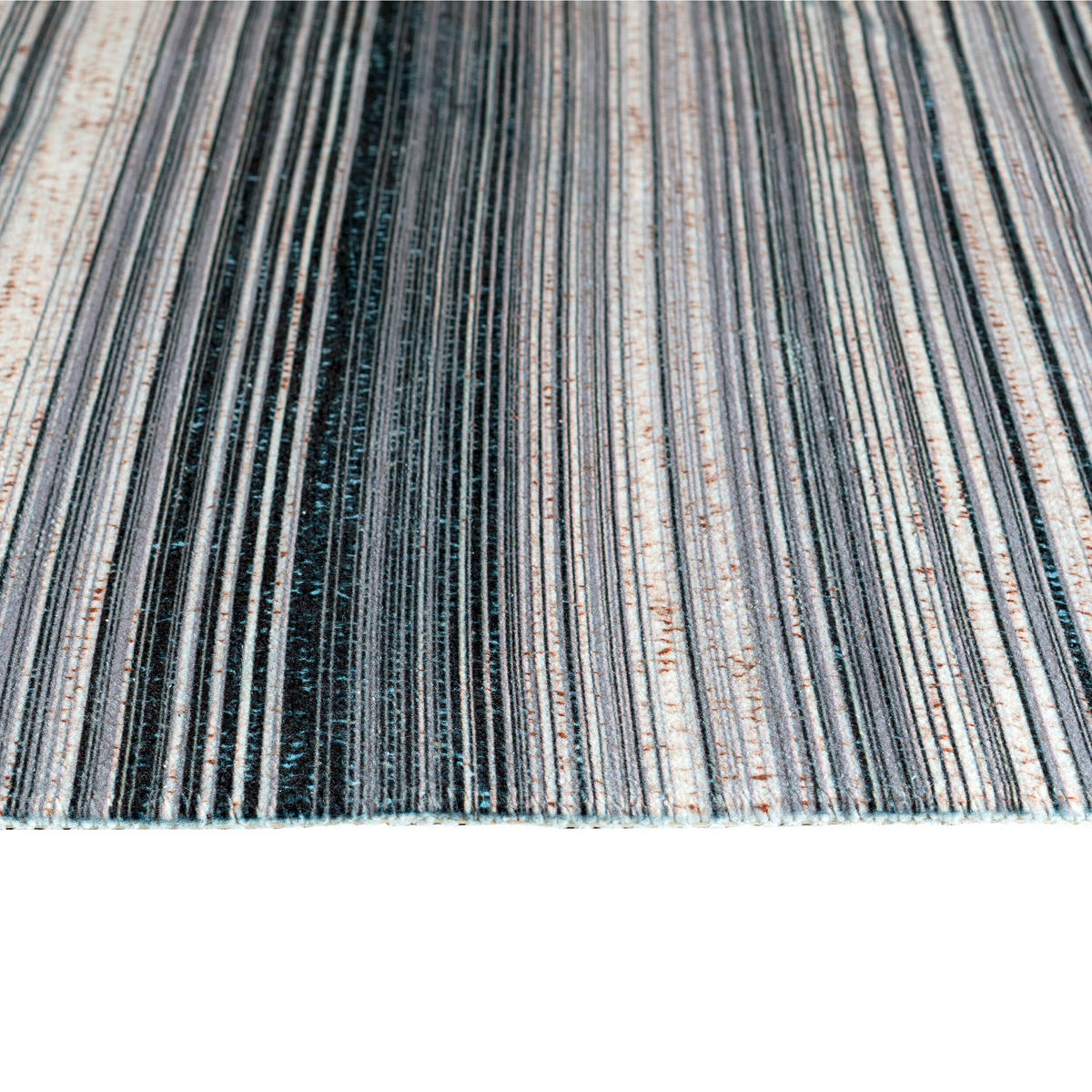 Webteppich Arjen 120/170 cm Efe Blau, Beige  - Blau/Beige, Natur, Naturmaterialien/Textil (120/170cm)