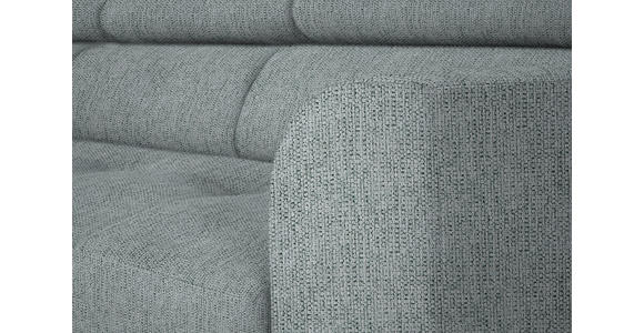 ECKSOFA in Webstoff Grau 205/280 cm - Schwarz/Grau, Design, Textil/Metall (205/280cm) - Xora