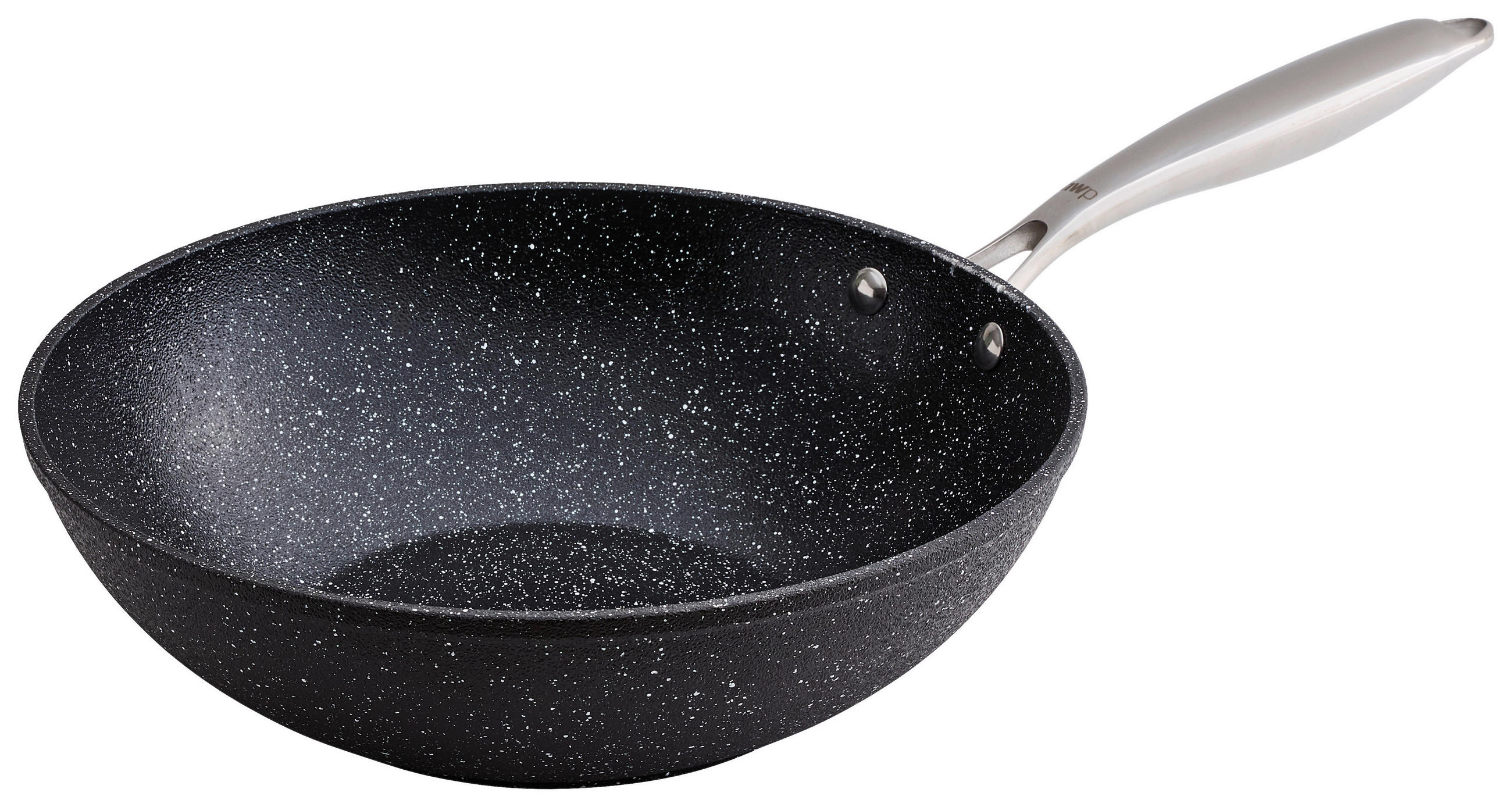 WOKPFANNE Keramikbeschichtung  - Edelstahlfarben/Schwarz, Basics, Metall (28/8cm) - Homeware Profession.