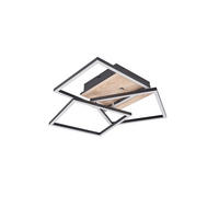 LED-DECKENLEUCHTE    39/42/10 cm  - Braun, Modern, Kunststoff (39/42/10cm)