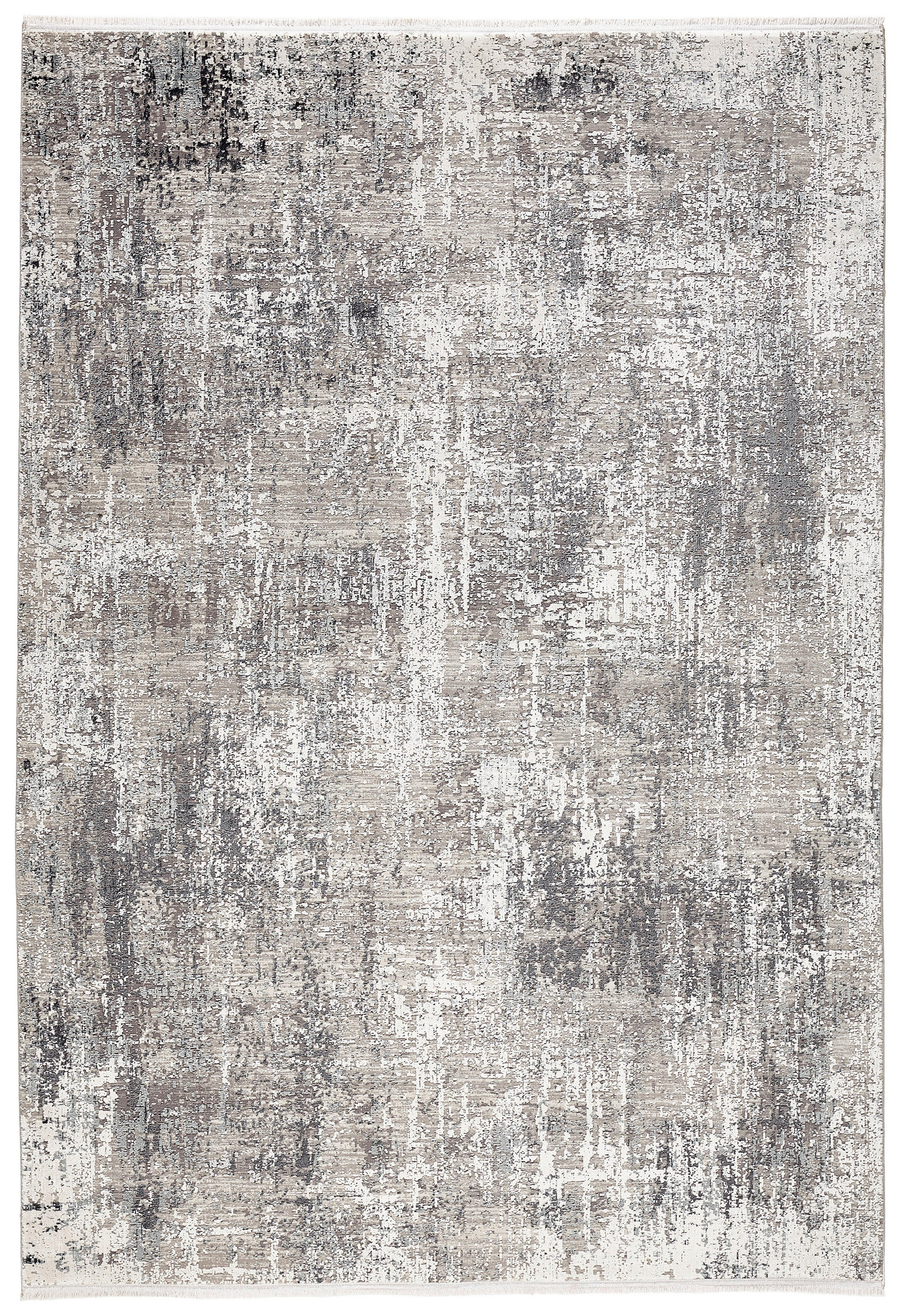 WEBTEPPICH 240/340 cm Grau, Schwarz, Beige  - Beige/Schwarz, Design, Textil (240/340cm) - Dieter Knoll