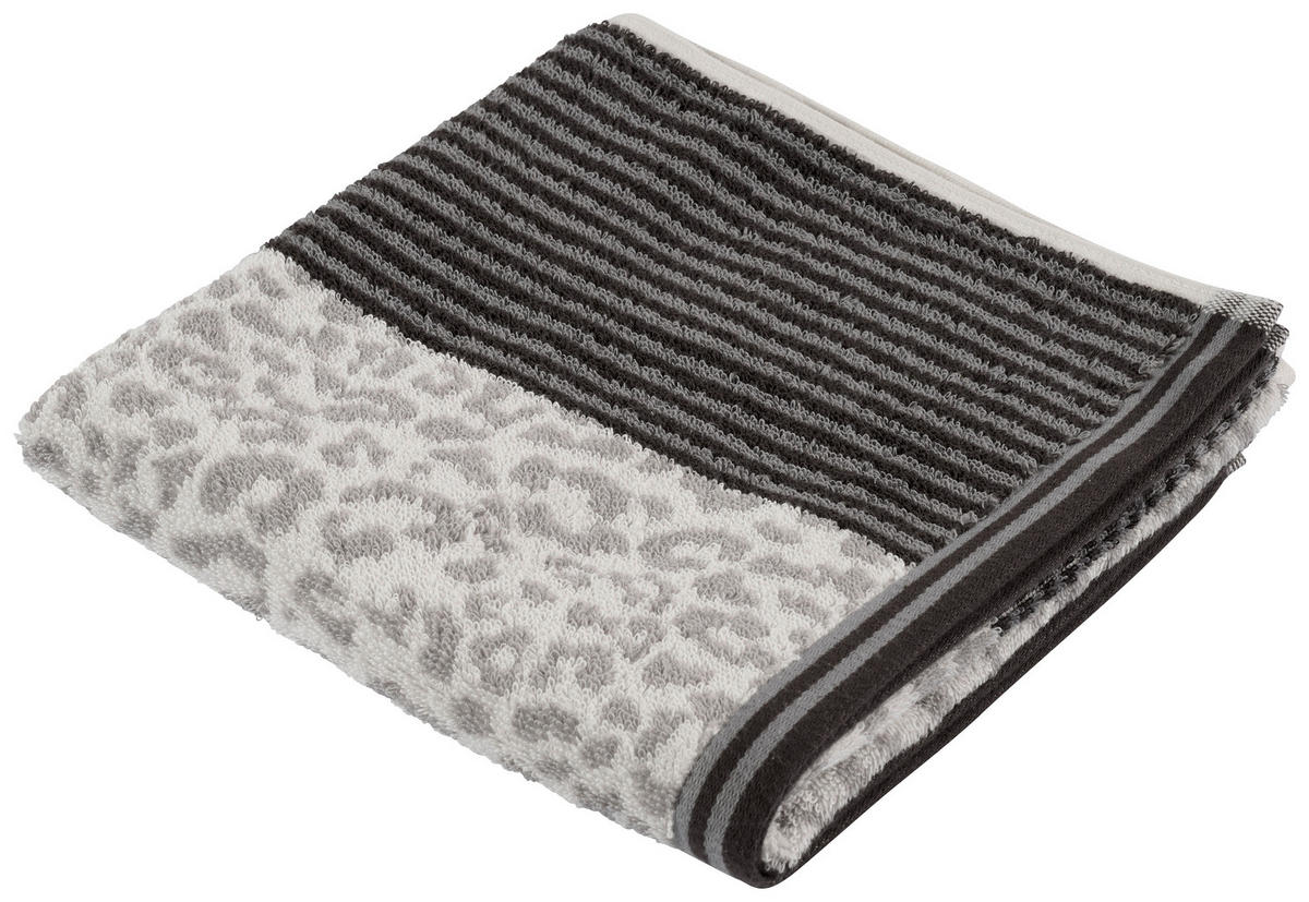 RUČNÍK, 50/100 cm, antracitová - antracitová, Konvenční, textil (50/100cm) - Dieter Knoll